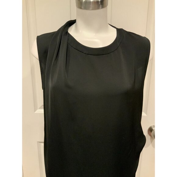 ALLSAINTS Black Sleeveless Shift LBD Halcyon Dress, Size 6 (US) - Picture 2 of 9